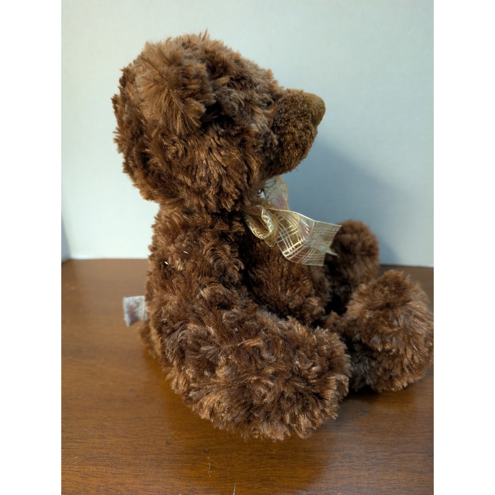 Gund 15130 BROWNIE TEDDY BEAR Plush 11" Soft Brown Stuffed Teddy Bear Toy - Picture 4 of 10